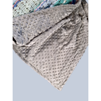 Babydeken gehaakt pastels